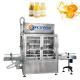 Customizable 3 in 1 Electric Driven Juice Liquid Filling Machine with 2-12 Filling Nozzles