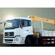 New XCMG hydralic Telescopic Boom Truck Loader Crane , 8T Truck Mounted Crane