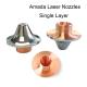 Amada Nozzle Laser Cutting Parts Single Layer Chroming Accessories For CNC Laser Cutter