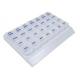 Plastic Bpa Free Pill Organizer Container 4 Times A Day Small With Tray Portable