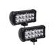Motor Bicycle Off Road Led Pod Lights 7 Inch 36 Watt ISO CE Certification
