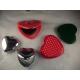 Compact Lady's Makeup Mirror - Heart Shaped