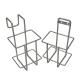 Durable Medical Grade Metal Wall Hanging Baskets Antibacterial Hand Gel Place Rack