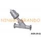 DN25 PN16 Tri Clamp Pneumatic Angle Seat Valve Single Action