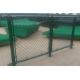 Powder Coated 7ft Height Diamond Chain Link Fence 50*50mm Hole Size