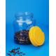 Food Grade Clear Airtight Plastic Jars Screw Lid Sealing Type 2600Ml