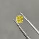 0.55ct VS2 Lab Created Canary Yellow Diamonds Radiant Cut OEM ODM