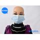 Anti - Virus Non Woven 3 Ply Disposable Face Mask With Elastic Ear Loop