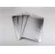 Self Seal Silver Metallic Bubble Mailers , Bubble Wrap Envelopes Recyclable