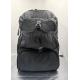 Large Capacity Custom Football Backpack , Black Soccer Backpack With Shoe Compartment