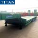 TITAN 6 axle hydraulic heavy haul lowbed trailer truck for Africa