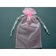 RoHS Satin Ribbon Large Organza Drawstring Bags Pouch For Garment