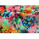 Twill Polyester Fabric / Patterned Printed Polyester With Heat Transfer