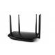 the intelligent 300Mbps wireless router 、black 、4 antennas