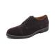 Breathable Anti Odor Cow Suede Mens Lace Up Shoes Rubber Outsole