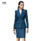 Autumn Dress Women's Fitted Business Suits with Hand Embroidery and Pure Pattern