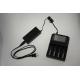 Professional 4 Bay Battery Charger DC 12V/2A With 2 Colors LED Light Indicator