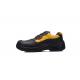 Engineers Black Waterproof Safety Shoes SRC With Embossed Cow Leather Upper