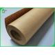 30 * 1200inch Virgin 70gsm To 400gsm Brown Kraft Paper Rolls For Packing