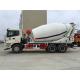 Dongfeng 6*4 10 Cubic Meters Cement Mixing Truck With 13870kg Curb Weight