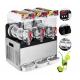 Three Tank 15L Ice Slush Machine Commercial Frozen Beverage & Margarita Machines For Restaurant