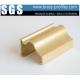 HPB59-1 Brass Extrusion Handrailing Profiles Design Stair Armrest