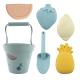 Outdoor Eco Friendly Summer Kids Sand Set Silicone Beach Bucket Toy Factory Show
