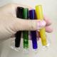 Multiple Colors Glass Hand Pipe For Tobacco Pocket Size 3.9 Inch