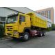 SINOTRUK HOWO 400HP Tipper Dump Truck For Construction A7 Yellow ZZ3257V3847B1