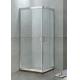 Corner Square 6 / 8 MM Tempered Glass Shower Enclosures Aluminum Alloy CE Certification
