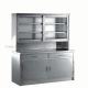 ISO 13485 201 Stainless Steel Medical Cabinet Knock Down