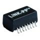 Toroidal Single Port Lan Transformer With PoE , 16 Pins TG110-RPE5N5RL