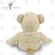 Presents EN71 Striped Teddy Bear Plush Fairy Doll Child Friendly 37 X 42cm
