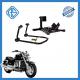 black Iron Movable Motorcycle Stand Anti-Slip Coating Front Head Lift Stand