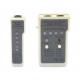 Beige and Gray Telephone Network Cable Tester RJ45 RJ11 UTP/STP/FTP Two-in-One