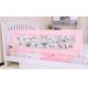 Steel Frame Pink Baby Bed Rails / Convertible Bed Rail for Child