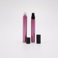 Shiny Pink Refillable Roll On Perfume Bottle For Cosmetic Packaging
