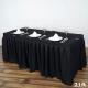 Eco Friendly Disposable Table Skirts , Waterproof Plastic Party Table Skirt