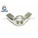 Stainless Steel 316 Plain Color M12 Wing Head Nut for Metal Buliding