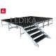 Adjustable Height Aluminum Stage Platform Plywood Waterproof 1*2m