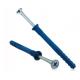 Gray Red Fixing Nylon Hammer Drive Anchors With Stainless Steel Nail Economic Installation