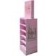 Pink Corrugated Cardboard Counter Displays Retail Products Stands With Customized