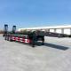 Flat Deck Hydraulic 100Ton Low Loader Semi Trailer