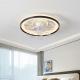 Modern Simple Decoration Crystal Ceiling Fan Light 50cm Invisible Fan 7 Blade
