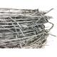 Galvanised Pvc Coated Coil Security Barbed Wire 12 14 Gauge