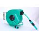 Auto rewind 15M Plastic Retractable Water Hose Reel for house hold