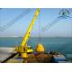 Oil - Cylinder Marine Equipment , Luffing Mobile Offshore Cranes
