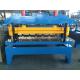 Chain Drive Glazed Tile Roll Forming Machine With Manual Decoiler 2-4m/min Productivity