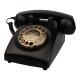 Black Corded Landline Phone Vintage Wall Phone With Recording Function