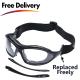 PC Frame Safety Glasses Goggles Prescription Bifocal Safety Glasses +1.0/+2.0/+2